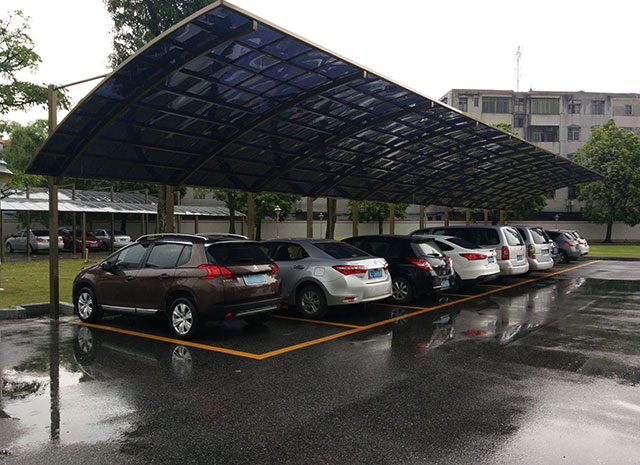 斜拉式車(chē)棚