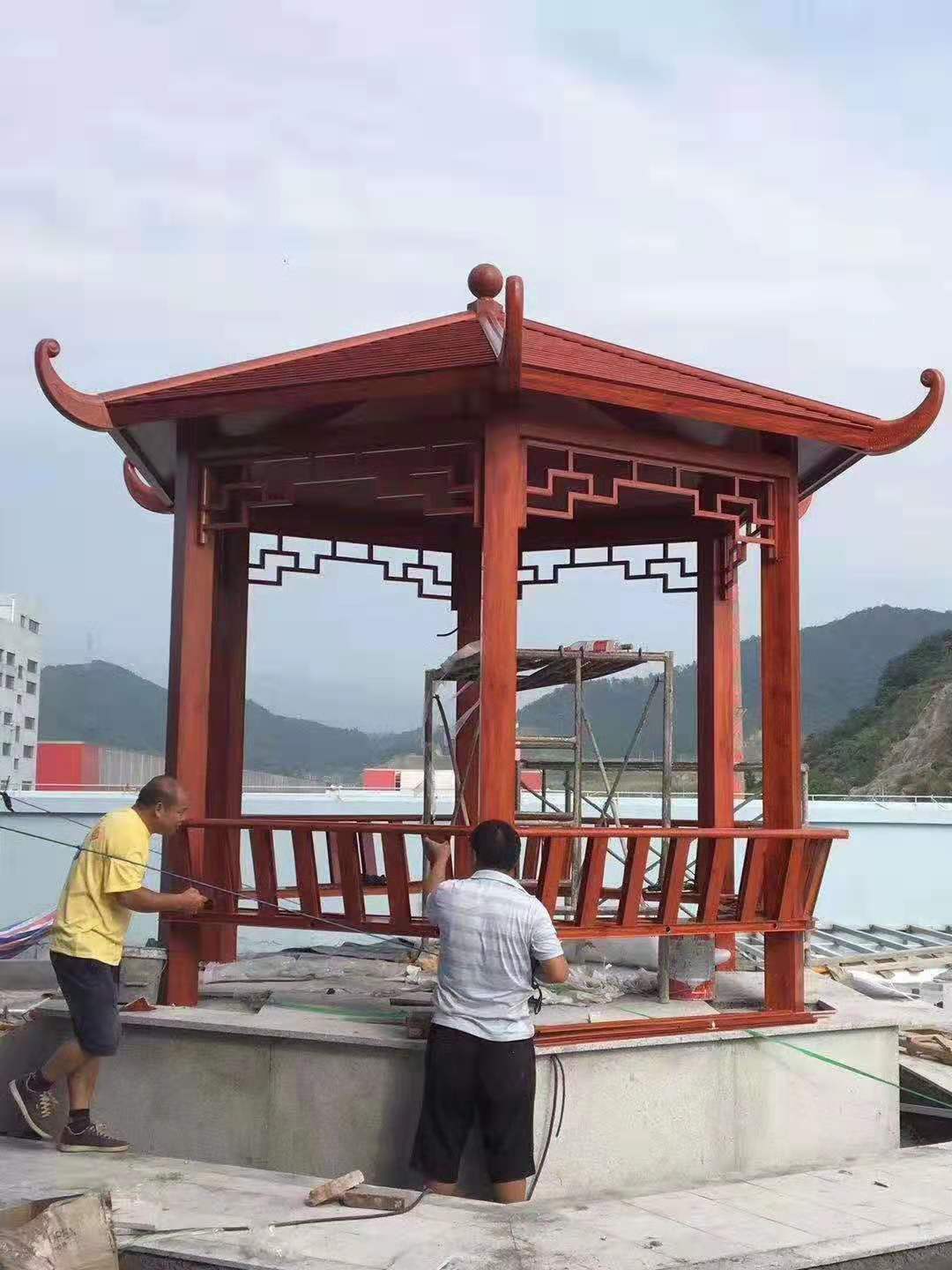六角涼亭